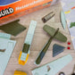 Piezas de la maqueta del caza alemán Messerschmitt 109 en la versión de Airfix Quickbuild en la que no se usa ni pegamento ni pintura, solo hay que construirlo. Referencia J6001