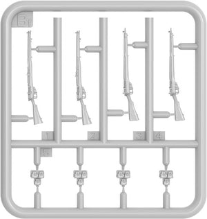 Grapa de armamento 1 de las figuras de conductores aliados en escala 1:35 de Miniart referencia 53052