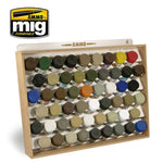Sistema de almacenamiento para 54 botes de Tamiya y de Gunze de 10ml del fabricante AMMO referencia 8014