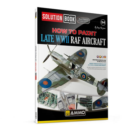Portada de la revista Solution Book Nº33 Como pintar aviones británicos de finales de la 2ª Guerra Mundial referencia 6536