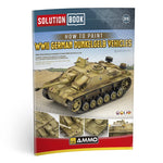 Portada de la revista Solution Book número 35 donde se explica las técnicas para pintar vehículos alemanes en color dunkelgelb de AMMO referencia 6537