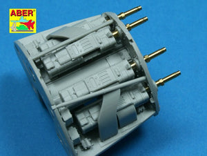 Foto del set de ametralladoras para avión de caza alemán Me-262 A1a en escala 1:32 del fabricante Aber referencia A32 107