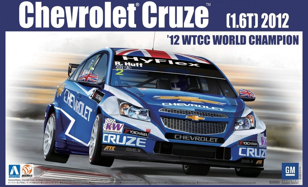 BEEMAX (1/24) Chevrolet Cruze (1.6T) '12 WTCC World Champion