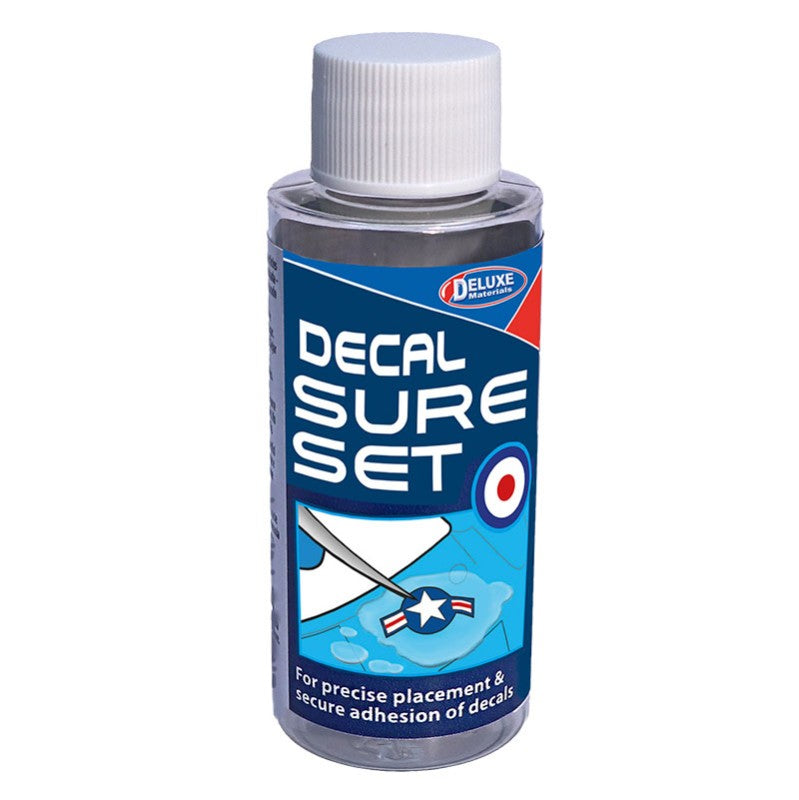 Liquido especial para la perfecta adhesión de calcas en las maquetas, edición en bote de 50ml de Deluxe Materials referencia BD86