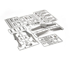 Piezas de la maqueta del avión alemán Bf-108 en escala 1:32 del fabricante Eduard versión Weekend referencia 3405