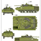 Vehículo blindado ruso BMP-3 con blindaje reactivo ERA en escala 1:35 de Trumpeter 00365 Esquema de pintura