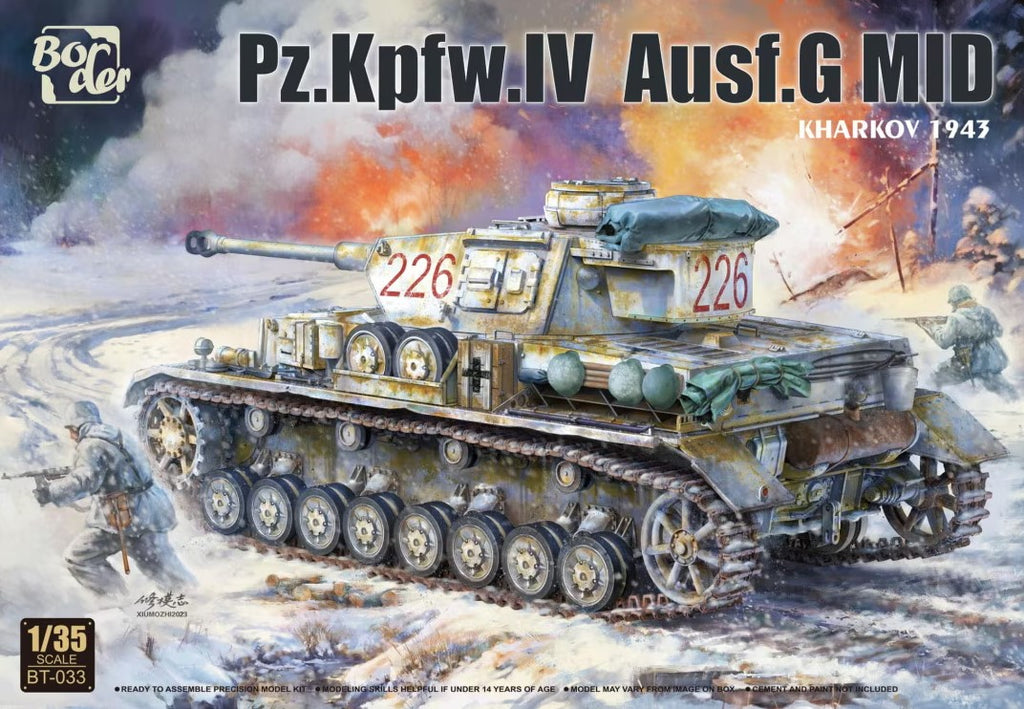 BORDER MODEL (1/35) Pz.Kpfw.IV Ausf. G Mid Production - Kharkov 1943