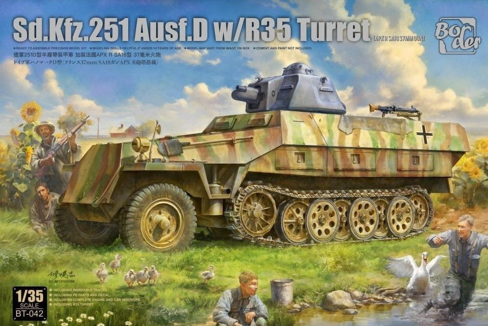 BORDER MODEL (1/35) Sd.Kfz.251 Ausf.D w/ R35 Turret