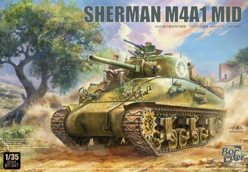 BORDER MODEL (1/35) Sherman M4A1 Mid