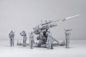 BORDER MODEL (1/35) German 88mm Gun Flak36 w/6 Anti-Aircraft Artillery Crew Members