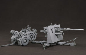 BORDER MODEL (1/35) German 88mm Gun Flak36 w/6 Anti-Aircraft Artillery Crew Members
