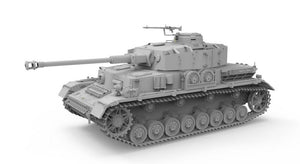 MODÈLE DE BORDURE (1/35) Pz.Kpfw.IV Ausf. J Début/Milieu &  Wagon plat ferroviaire Ommr - Édition limitée