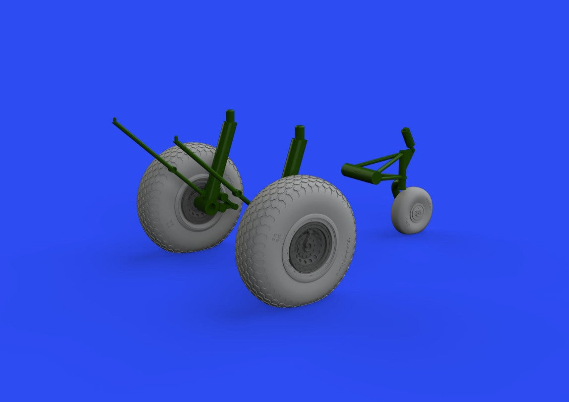EDUARD (1/48) B-17F wheels cross tread