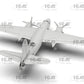 Vista aérea trasera de la maqueta del B-26B Marauder en escala 1:48 de ICM referencia 48320