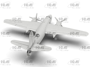 Vista aérea trasera de la maqueta del B-26B Marauder en escala 1:48 de ICM referencia 48320