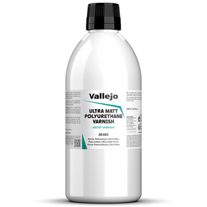 Bote de barniz ultra mate poliuretano de Vallejo referencia 28653