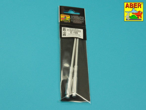 Tubos de cañón de 88mm para tanque alemán Flakpanzer E-100 en escala 1:35 de Aber referencia 35L291