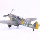 Vista trasera izquierda de la maqueta del caza alemán Bf-109 G14 edición ProfiPACK en escala 1:48 de Eduard referencia 82118