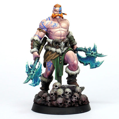 Foto frontal de la figura Bjorgvin de Giraldez Models en 32mm