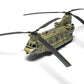 Vista delantera de la decoración 1 de la maqueta del helicóptero Chinook HC.1 en escala 1:72 de Airfix referencia 04024