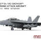 Vista lateral de la maqueta del caza en versión de ataque electrónico EA-18G Growler en escala 1:48 de Meng referencia LS-014