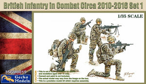 35GM0015 Gecko Modles Infanteria Inglesa 2010 a 2016 Set 1