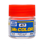 Bote de pintura color rojo translucido de Mr Hobby de la gama de lacas con referencia C-047