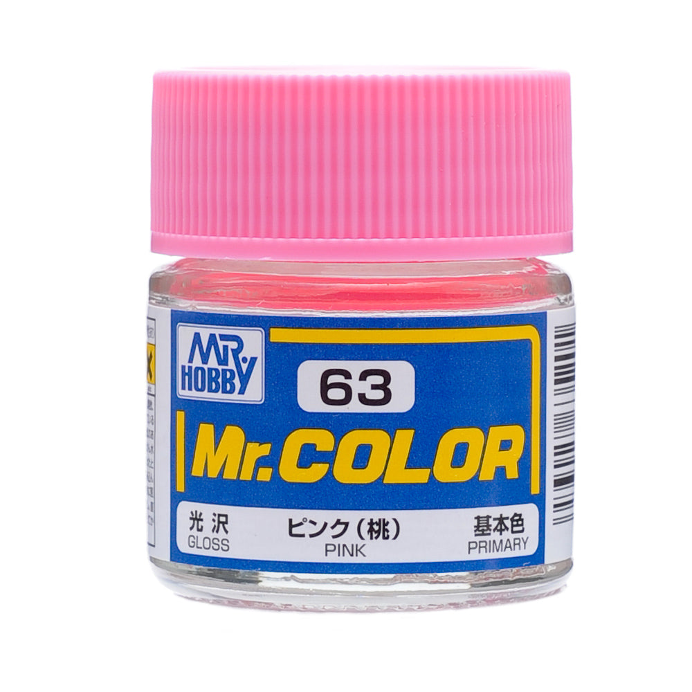 Bote de pintura color rosa de Mr Hobby de la gama de lacas con referencia C-063