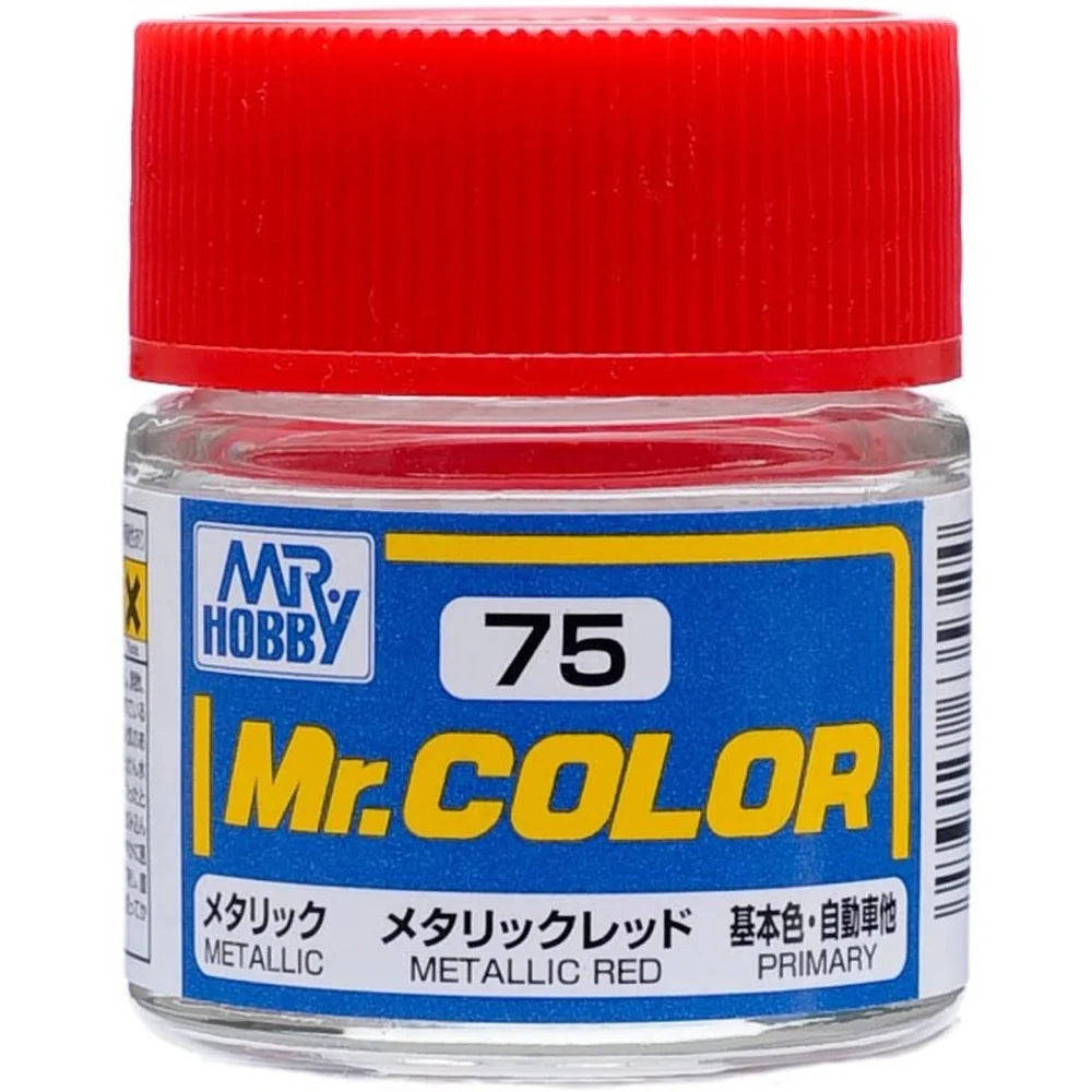 Bote de 10ml color rojo metálico de Gunze referencia C-075