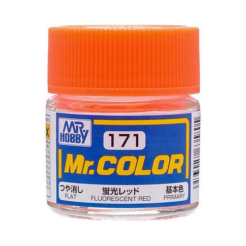 Bote de 10ml color rojo fluorescente de Gunze referencia C-171