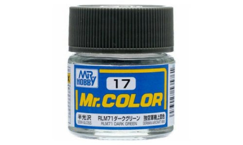 Bote de 10ml de color Dark Green RLM71 de Gunze