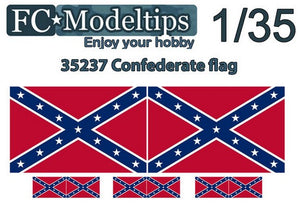 FC MODEL TREND (1/35) Bandera adaptable confederada