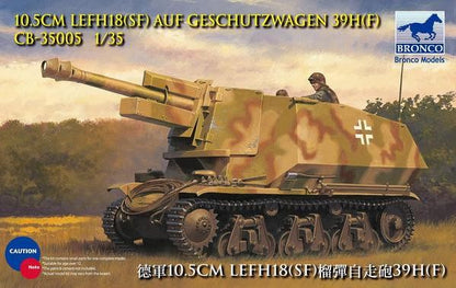 BRONCO (1/35) 10,5cm leFH18(SF) auf Geschutzwagen 39H(F)