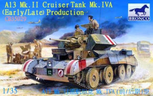 BRONCO (1/35) A13 Mk.II Cruiser Tank Mk.IVA (Early/Late) Production