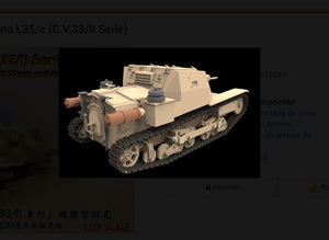 BRONCO (1/35) Char Armato L35/c (C.V.  Série 33/II)