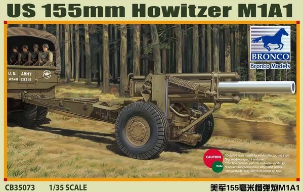 BRONCO (1/35) US 155mm Howitzer M1A1