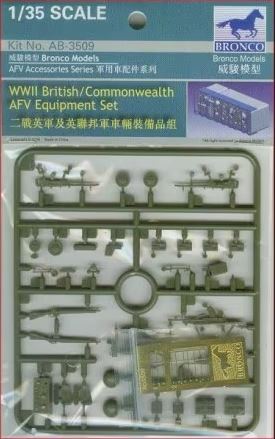 BRONCO (1/35) WWII British/Commonwealth AFV Equipment Set