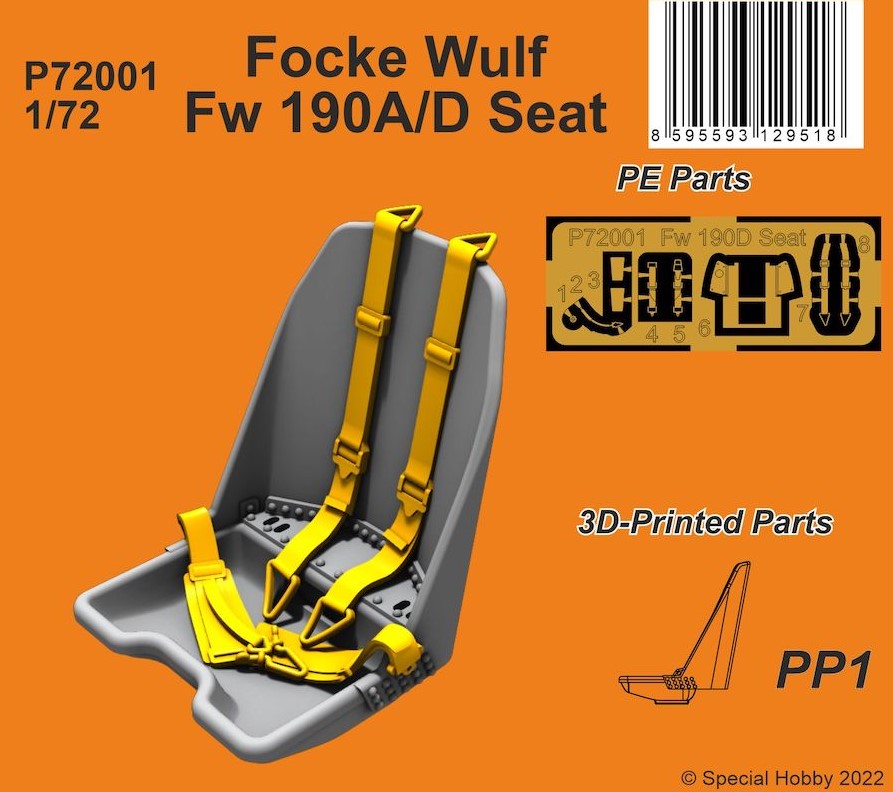 CMK (1/72) Focke Wulf FW 190A/D Seat