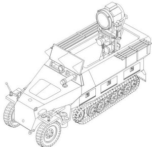 CMK (1/72) Sd.Kfz.  251/20 "UHU" per Hasegawa