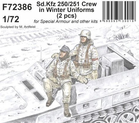 CMK (1/72) Sd.Kfz 250/251 Crew in Winter Uniforms