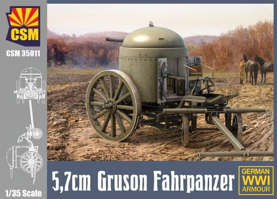 CSM (1/35) 5,7cm Gruson Fahrpanzer