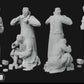 Detalle de las figuras de la maqueta de dotación alemana de cañón anti-carro Pak35/36 en escala 1:35 de Dragon referencia 6697