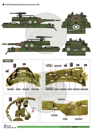 DEF MODEL (1/35) WWII US M18 Hellcat 805TD set