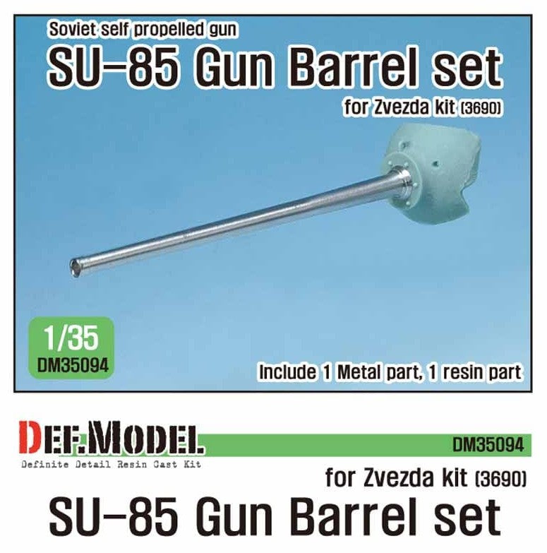 DEF MODEL (1/35) SU-85 TD D-5S Barrel / Mantlet set (for Zvezda)