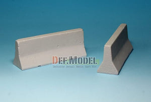 DEF MODEL (1/35) Set di barriere Jersey USA (tipo largo)