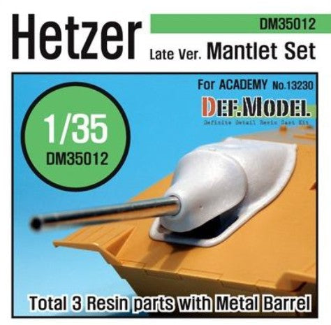 DEF MODEL (1/35) Hetzer Late version Mantlet Set