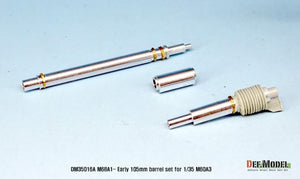 DEF MODEL (1/35) M68A1 Canna metallica da 105 mm Tipo iniziale (M60A3)