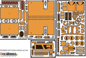 DEF MODEL (1/35) M47 Patton Detail up set (for Italeri kit)