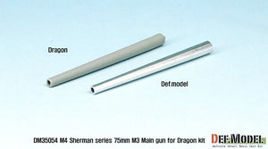 DEF MODEL (1/35) US M4 Sherman 75mm M3 Metal barrel set (for Dragon kits)