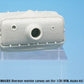 DEF MODEL (1/35) M4A3E8 Mantlet Canvas Cover set (for RFM, Asuka)